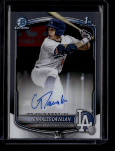 2025 Bowman Chrome Draft Autographs CPACD Charles Davalan Rookie Auto ID: 180789
