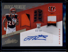2017 Absolute Autographs Spectrum 213 Joe Mixon RC Triple Ball Patch Auto 80/99 ID: 180859