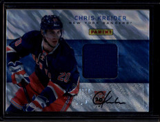 2013 Panini Father's Day Rookie Materials Autograph Chris Kreider RC Jersey Auto ID: 180876