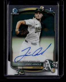 2025 Bowman Chrome Draft Autographs CPAJA Jamie Arnold Rookie Auto ID: 180929