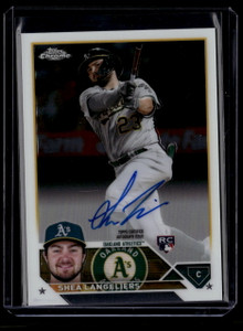 2023 Topps Chrome Rookie Autographs RASL Shea Langeliers Rookie Auto 160123 ID: 180934