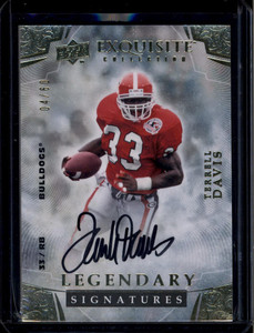 2013 Exquisite Collection Legendary Signatures ELTS Terrell Davis Auto 4/60 ID: 180960