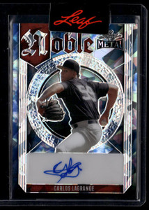 2023 Leaf Metal Noble Autograph Pre-Production Proof Carlos Lagrange RC Auto 1/1 ID: 181032