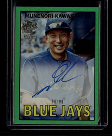 2025 Topps Archives 67 Fan Favorites Autographs Green Munenori Kawasaki Auto /99 ID: 181107