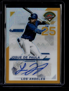 2025 Panini Prospect Edition Signatures Prizms Gold Josue De Paula RC Auto 1/10 ID: 181129