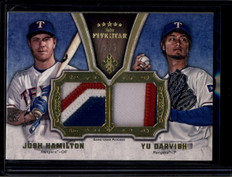 2012 Topps Five Star Active Patches HD Josh Hamilton Yu Darvish Dual Patch 2/5 ID: 181615