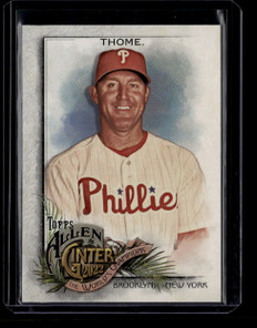 2022 Topps Allen and Ginter Glossy 232 Jim Thome 1/1