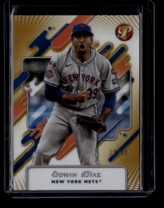 2025 Topps Pristine Gold Refractor 102 Edwin Diaz 27/50