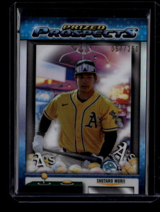 2025 Bowman Chrome Draft Prized Prospects Refractor Shotaro Morii Rookie 51/250