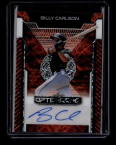 2025 Leaf Optichrome Orange Lazer babc1 Billy Carlson Rookie Auto 1/4