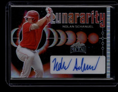 2023 Leaf Metal Lunararity Autographs lns1 Nolan Schanuel Rookie Auto 2/10