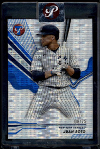2024 Topps Pristine Blue Pristine Refractor 185 Juan Soto 8/75