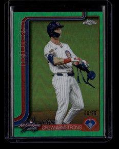 2025 Topps Chrome Update All-Star Game Green Refractor Pete Crow-Armstrong 80/99