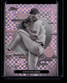 2025 Finest Pearl Checkerboard Refractor 119 Justin Verlander 21/40