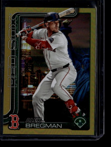 2025 Topps Fanatics Fest Big Apple Gold Foil 583 Alex Bregman 41/50