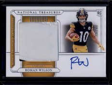 2024 National Treasures Treasured Impressions Roman Wilson RC Patch Auto 58/99