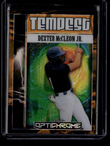 2025 Leaf Optichrome Tempest Gold Lava tb16 Dexter McCleon Jr. Rookie 1/1