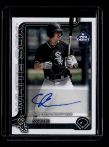 2025 Topps Pro Debut Autographs pd15 Caleb Bonemer Rookie Auto 159232
