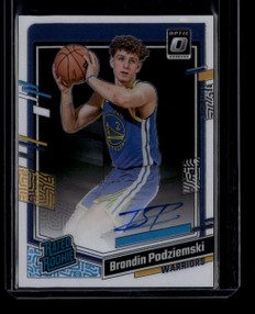 2023-24 Donruss Optic 256 Brandin Podziemski RR Rated Rookie Auto