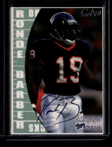 1997 Genuine Article Autographs b1 Ronde Barber Rookie Auto 889/7500