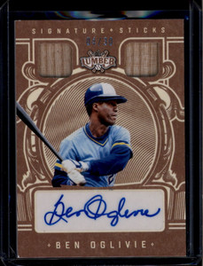 2025 Leaf Lumber Signature Sticks Bronze ssbo1 Ben Oglivie Dual Bat Auto 4/30