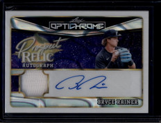 2025 Leaf Optichrome Prospect Relic Autographs Bryce Rainer RC Jersey Auto 8/10