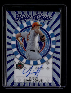 2025 Panini Prospect Edition Blue Chip Signatures 16 Liam Doyle Rookie Auto