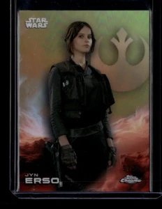 2025 Topps Chrome Star Wars Kashyyyk Green Refractor 66 Jyn Erso 97/99