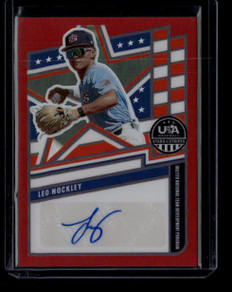 2026 USA Stars Stripes Prizm National Team Signatures Leo Nockler RC Auto 76/99