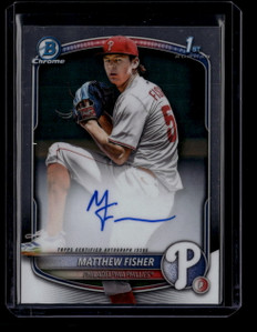 2025 Bowman Chrome Draft Autographs CPAMF Matthew Fisher Rookie Auto