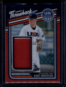 2026 USA Stars Stripes Prizm Throwback Materials Kade Anderson RC Patch 92/99