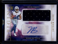 2025 Panini Origins Rookie Jumbo Jersey Autographs 34 Jaydon Blue RC Jersey Auto
