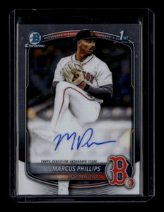 2025 Bowman Chrome Draft Autographs CPAMP Marcus Phillips Rookie Auto