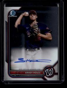 2022 Bowman Chrome Prospect Autographs CPABH Brady House Rookie Auto