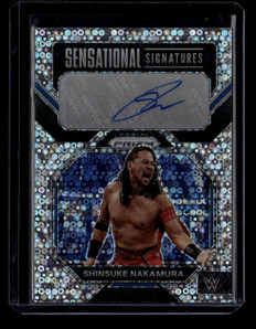2023 Panini Prizm WWE Sensational Signatures Under Card Shinsuke Nakamura Auto