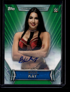2019 Topps WWE Women's Division Autographs Green ABK Billie Kay Auto 60/150
