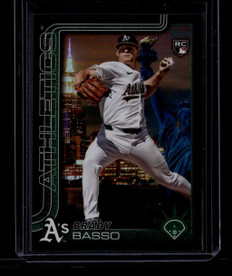 2025 Topps Fanatics Fest Big Apple Black Foil 443 Brady Basso Rookie 3/10