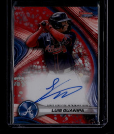 2024 Bowman's Best Autographs Red Refractor b24lg Luis Guanipa Rookie Auto 3/5