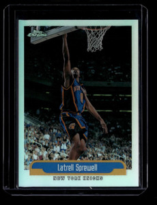 1999-00 Topps Chrome Refractor 13 Latrell Sprewell