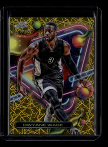 2023-24 Topps Cosmic Chrome Gold Interstellar Refractor 70 Dwyane Wade 38/50