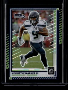 2025 Donruss Optic Black Pandora Refractor 133 Kenneth Walker III 7/25