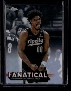 2025-26 Topps Chrome Fanatical fan9 Scoot Henderson