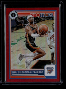 2023-24 Hoops Premium Stock Red Prizm 147 Shai Gilgeous-Alexander 8/275