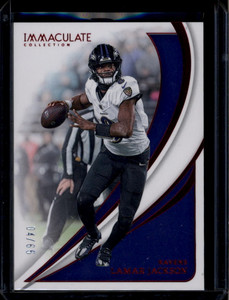 2024 Immaculate Collection Red 33 Lamar Jackson 4/65