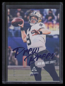 2019 Panini Luminance Blue 51 Drew Brees 48/99