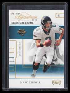 2002 Playoff Prime Signatures Proofs 18 Mark Brunell 31/50