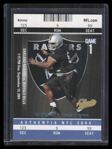2004 Fleer Authentix Balcony Blue 60 Warren Sapp 67/75