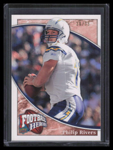 2009 Upper Deck Heroes Orange 62 Philip Rivers 30/35