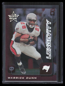 1999 Leaf Rookies and Stars Longevity 186 Warrick Dunn 44/50