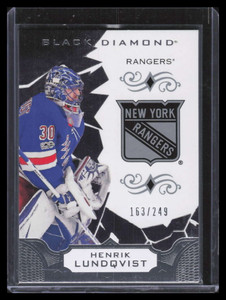 2018-19 Black Diamond BDBHL Henrik Lundqvist 163/249